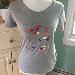 J, Crew Factory collector New England t-shirt XS